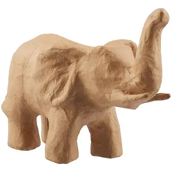 Фигурка из папье-маше объемная Слоник 