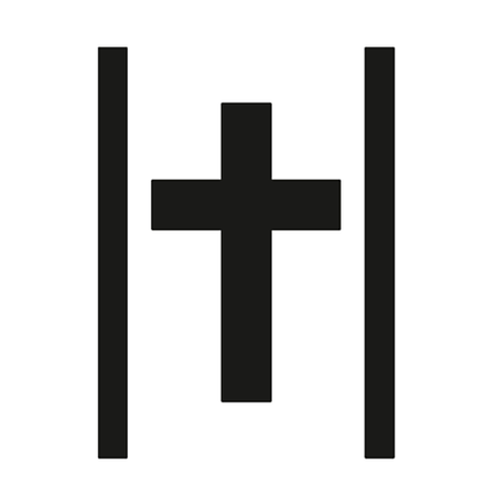 Наклейки для тела PRINT FACTORY Переводная Временная Татуировка Крест черный наклейки для тела print factory временная переводная татуировка ы лилия