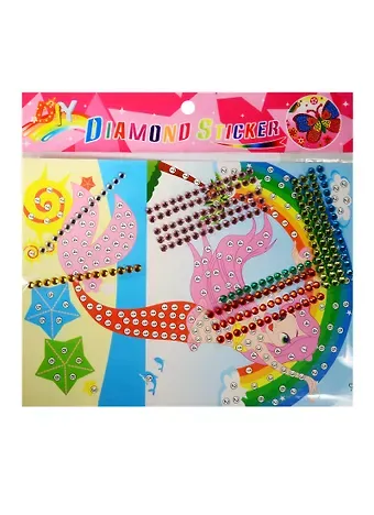 Аппликация стразами Русалочка 1 А4 (15-01248-D17)