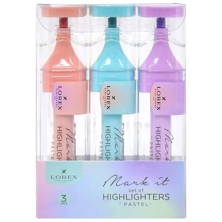 Набор маркеров LOREX Текстовыделители LOREX Mark it PASTEL пастельные