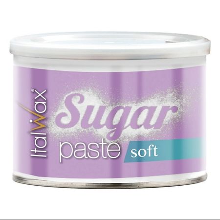 Паста для депиляции ITALWAX Воск водорастворимый в банке Мягкий воск italwax водорастворимый в банке 400мл 600 гр ультра мягкий
