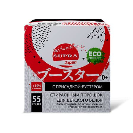 Порошок для стирки SUPRA Порошок стиральный с бустером детский