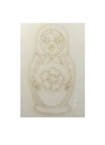 Трафарет Матрешка (А5) (533) (упаковка)