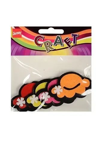 Набор для творчества Вырубки из фетра 2-х слойные, шляпки, 4шт