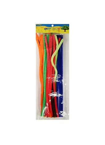 Пушистая проволока (10цветов) (30см) (50шт/пакет) (11-24266-L1)