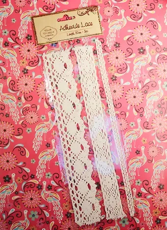 Тесьма декор, 3*30см, белая/экрю (S20368660)