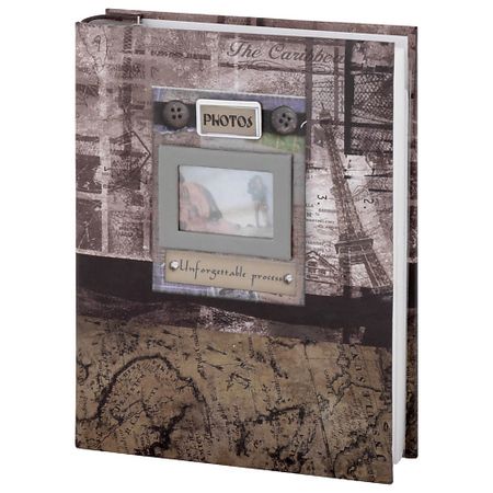 Фотоальбом BRAUBERG Фотоальбом Путешествие 200 фото 10*15см открытки sjmandun путешествие в австрию 30 шт