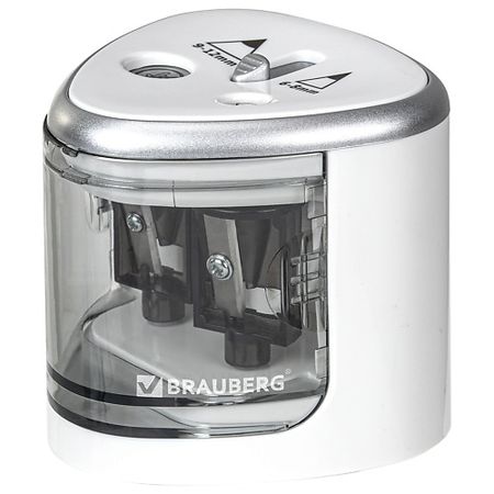 Точилка BRAUBERG Точилка электрическая BRAUBERG DUAL электрическая точилка для ножей taidea зернистость 600 1000