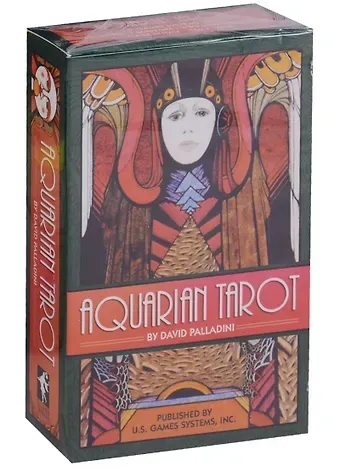 David Palladini Таро Аввалон, Aquarian Tarot Водолей Таро (карты+инструкция на англ. яз.) (коробка) (ПИ)