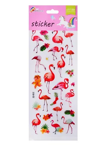 Стикеры ПВС фламинго 2018A-005 ,кактусы 2018A-001 (2018A)