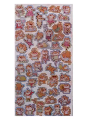 Наклейки бумажные Funny cats 17041