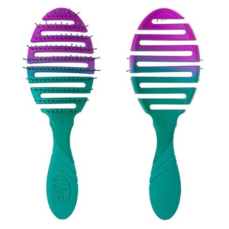 Расческа для волос WETBRUSH Расческа для быстрой сушки волос Flex Dry Ombre Teal многоразовые шарики для сушки moonbiffy
