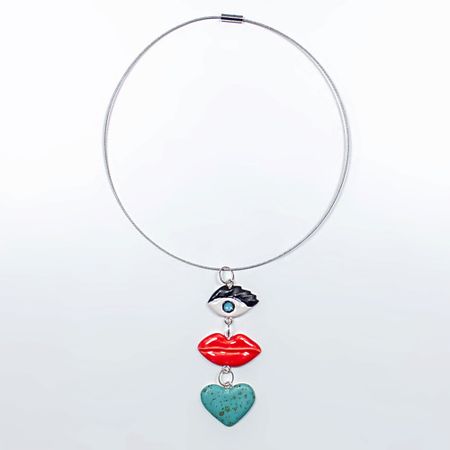 Колье LA PALME ARTISAN CERAMICA Колье с подвеской авторское Наслаждение Л