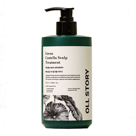 Маска для волос OLL STORY Тритмент с зеленой Центеллой статуя будды зеленой тара из меди