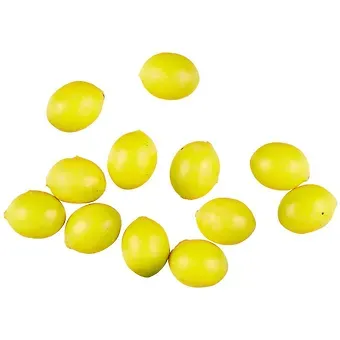 Искусственный декор Лимончики, 2см, 12шт (ОРР)
