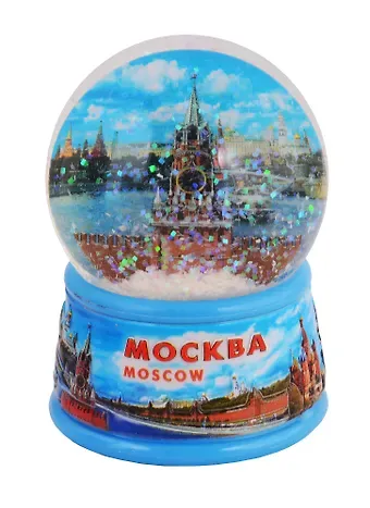 Шар пластиковый Москва. Спасская башня 65мм (095-65-21)