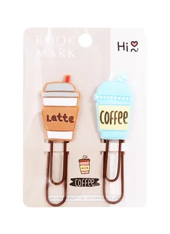 Набор Скрепки-закладки Кофе (2 шт)