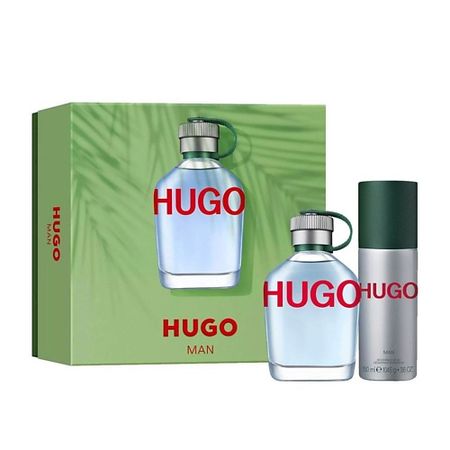 Набор парфюмерии HUGO Набор Man: Туалетная вода + Дезодорант-спрей hugo man туалетная   125мл уценка