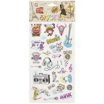 Наклейки Music (DC66-08)(13*29)