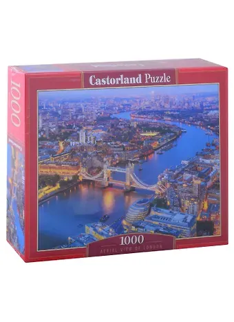 Пазл Лондон с высоты птичьего полета, 1000 деталей Castor Land