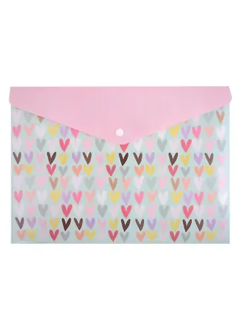 Папка-конверт А4 на кнопке 