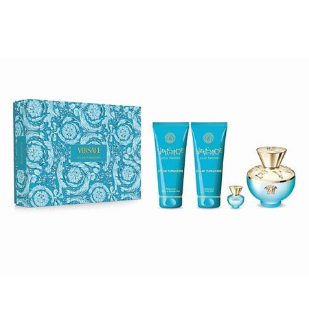 Набор парфюмерии VERSACE Подарочный набор женский Dylan Turquoise туалетная   versace dylan turquoise