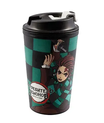 Термостакан Demon Slayer Tanjiro Kamado (пластик) (350мл)