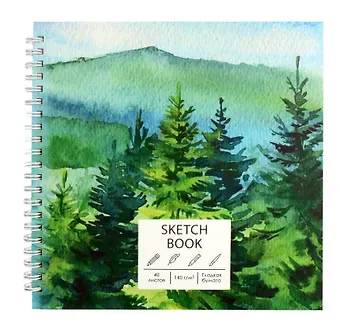 Скетчбук 195*195 40л 