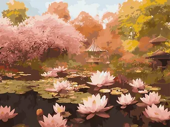 Картина по номерам на подрамнике 