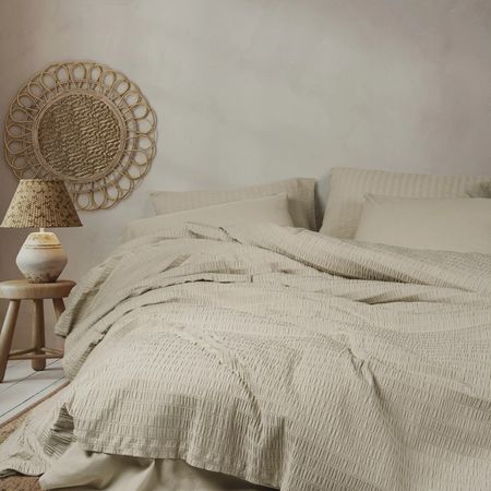 Комплект постельного белья  Cotton Box liny светло-бежевый Двуспальный 8680108075289