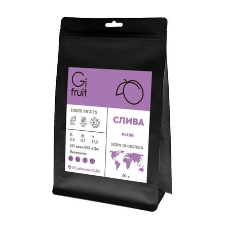 Фрукты сушеные Gifruit Слива, 90 г