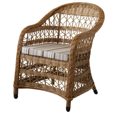 Кресло садовое Dino 63x70x84 см искусственный ротанг натуральный
