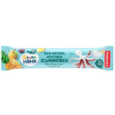 Кусочки фруктовые ФрутоНяня микс с ананасом 16 г