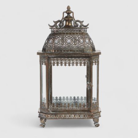 Фонарь декоративный French garden золото антик 27х16х50.5 см