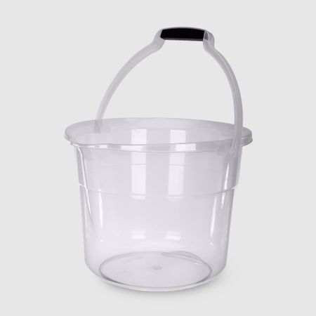 Ведро Follow me прозрачное 14 л 37,5х35х25 см
