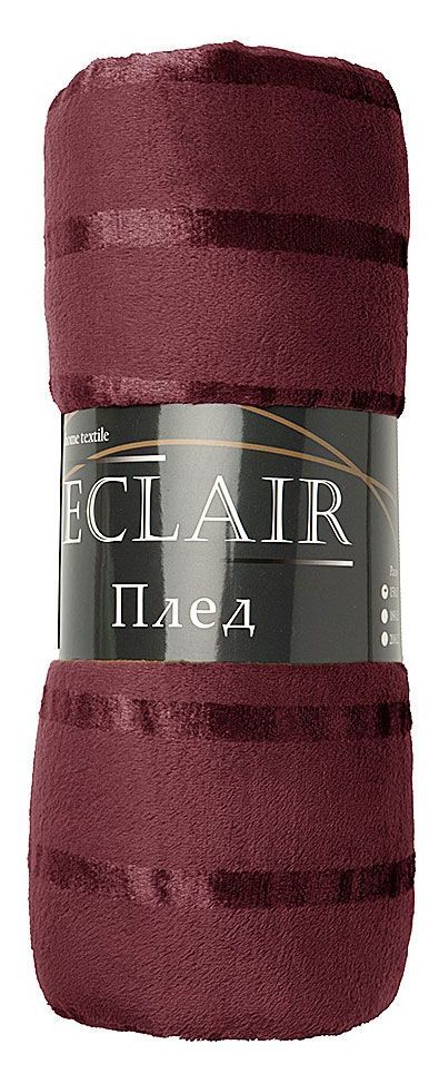 Плед ECLAIR бордо, 150х200 см