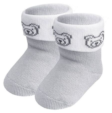 Носки детские Носик серые, размер 07-08
