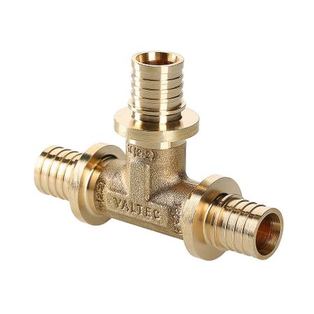 Тройник Valtec 25 х 16 х 25 мм латунь (VTm.431.BG.251625) тройник комбинированный valtec 32x1 x32 мм вр латунь vtm 332