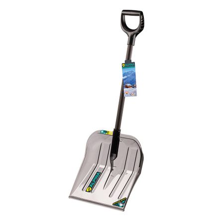 Лопата снеговая автомобильная Amigo val Alpina поликарбонат с алюминиевым черенком 900х380 мм (78105) краснодар краснодарский край республика адыгея м1 25 000 1 500 000 автомобильная карта