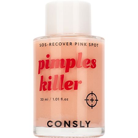 Спот-средство для лица CONSLY SOS сыворотка точечная Анти-Акне SOS – Recover Pink Spot Pimples Killer