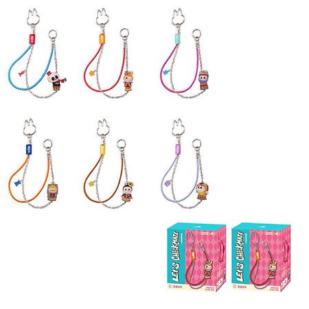 Мягкая игрушка POP MART Игрушка THE MONSTERS Chinese Chess Adventure Collection, рандомный товар, 2шт, 7,8см