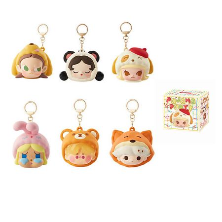 Мягкая игрушка POP MART Фигурка Bubble Sprout Pajama Party Series Headphone Bag 1- Molly Cinnamoroll Hook рождественские очки crazy party