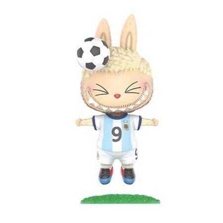 Мягкая игрушка POP MART Игрушка-сюрприз LABUBU Argentina National Team Official Collection - Sergio Aguero,9 см