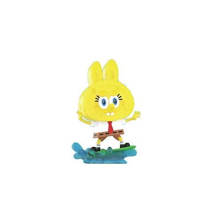 Мягкая игрушка POP MART Игрушка-сюрприз The Monsters Spongebob Series The Pumpkin Figure, Surfing, 9 см