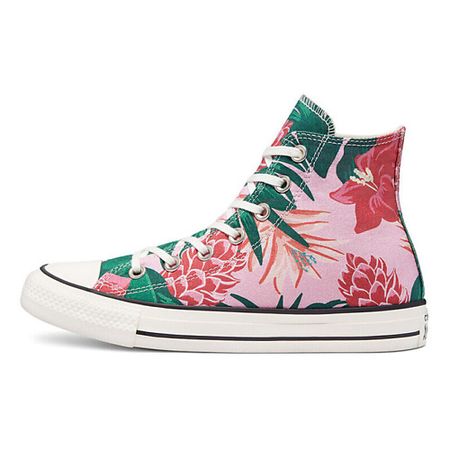 Кроссовки CONVERSE Кроссовки Chuck Taylor All Star High Jungle Scene Pink Floral Print наволочка 2d print девушка читает книги amidst floral wonderland полиэстер велюр