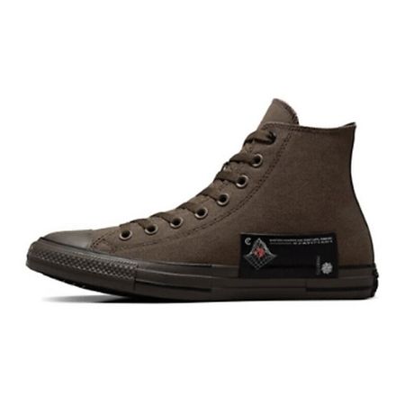 Кроссовки CONVERSE Кроссовки Chuck Taylor All Star Durable Cushioning High-Top Canvas Shoes Unisex Black Brown