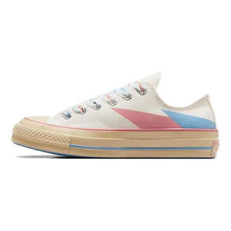 Кроссовки CONVERSE Кроссовки Chuck 70 Low Beige Pink Blue Abstract ложка для супа из пшеничной соломы pink green blue khaki