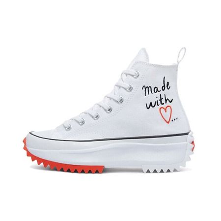 Кроссовки CONVERSE Кроссовки Run Star Hike Hi Made With Love White Womens