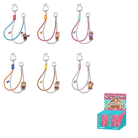 Мягкая игрушка POP MART Игрушка THE MONSTERS Chinese Chess Adventure Collection, 6шт, 7,8см