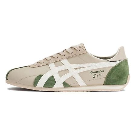 Кроссовки ONITSUKA TIGER Кроссовки Runspark Anti-Slip Wear-Resistant Beige Green